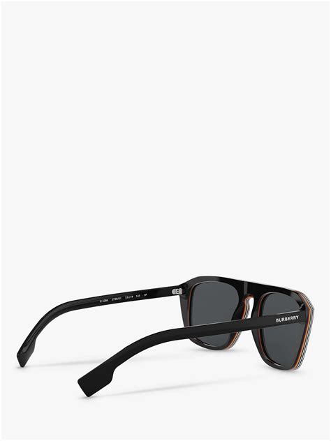 burberry men's 0be4286-sunglasses|Burberry BE4286 Black Polarised Sunglasses .